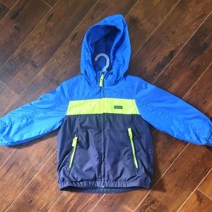 Oshkosh size 5 blue raincoat